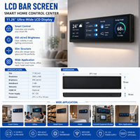 Layar LCD Digital Signage 11,26 Inci WiFi USB High Brightness untuk Iklan di Tepi Rak Toko Kelontong