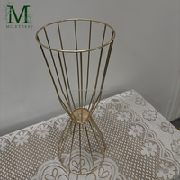 Décorations de mariage MILE Home, centres de table de haute qualité, support à fleurs en métal doré, centres de table pour mariage, fleurs de mariage