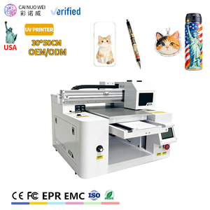 A3 UV-Drucker für Kleinunternehmen Desktop-Flachbettdrucker für die Individualisierung von PVC-Karten Handyhüllen Golfbällen Acrylplatten - Product Image 1