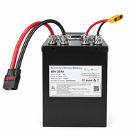 Batterie au lithium personnalisée 60V 32Ah 16S8P pour tracteur de pelouse électrique, véhicule utilitaire de jardin, entretien des propriétés