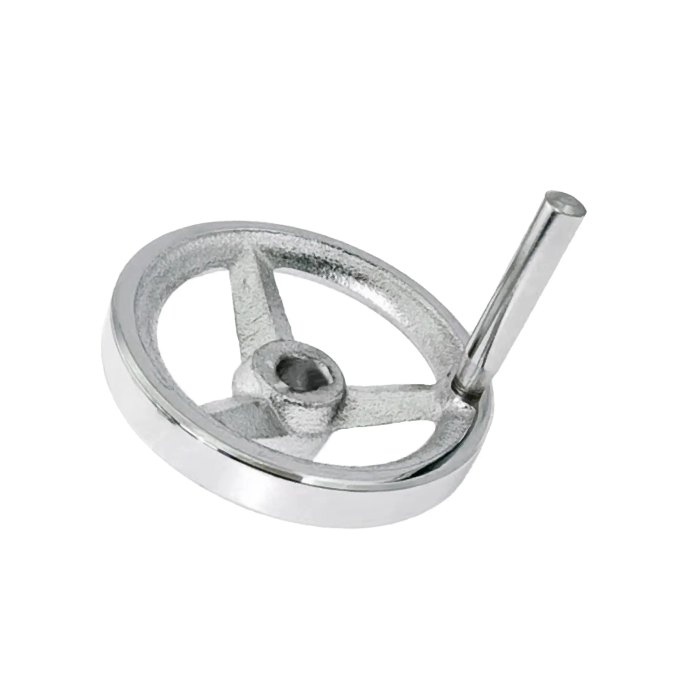 Factory direct chrome three-spoke mechanical handwheels for industry