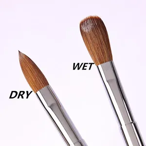 1PCS Gradient Kolinsky Acrylic Nail <b>Brush</b> Pure Nail <b>Brushes</b> For Acrylic Application Professional Pure Sable Nail Art <b>Brush</b> Set - Product Image 2
