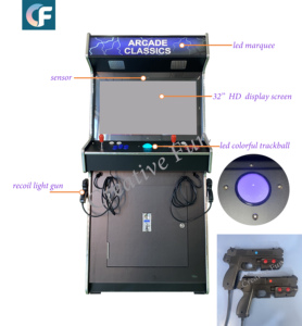 เครื่องยิงปืนยิงวิดีโอแบบใช้ในบ้านเครื่องยิงแบบใช้เหรียญขนาด32นิ้ว - Product Image 2