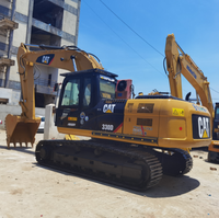Excavatrice sur chenilles hydraulique Caterpillar CAT 330D d'occasion, facile d'utilisation, performante et à prix avantageux, à vendre.