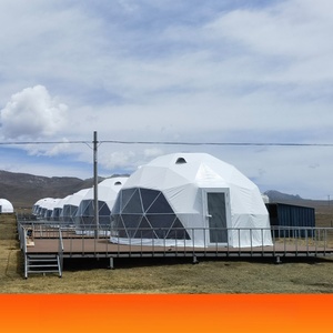 Carpa Domo de 6 Metros de Diámetro, Doble Capa, Impermeable, Estilo Moderno, para Campamento y Alojamiento al Aire Libre - Product Image 4