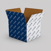 Boîte en carton ondulé personnalisée avec logo pour l'expédition de produits et l'emballage de vente au détail