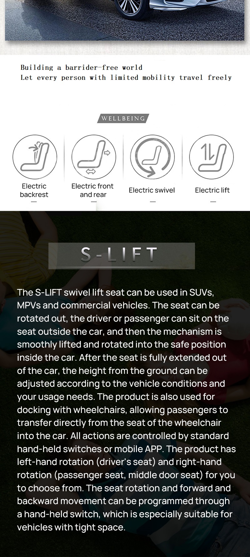 WheelChair Lift I Swivel Lift Seat I Car Mobile Chair for
