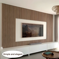 Panel de Pared de PVC con Aspecto de Madera Real, Acanalado y con Listones, Impermeable y Ecológico, Decoración de Madera para la Sala de Estar, Decoración de Interiores