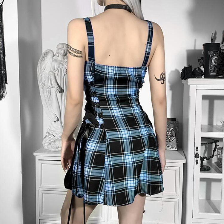 chinese dress ladies Black Le Stretch Lace Racer Tank Dress