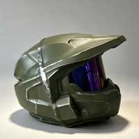 Ensemble de casque de costume d'Halloween en EVA pour adulte, personnage commandant, adapté aux jeux de rôle