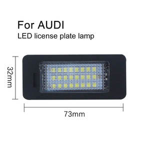 Canbus Lumière de plaque d'immatriculation LED sans erreur blanc 12v pour Audi A1 A3 A4 S4 B8 A5 S5 8T A6 C7 4G Q3 8U Q5 <span class=keywords><strong>8R</strong></span> TT 8J <span class=keywords><strong>VW</strong></span> PASSAT - Product Image 2