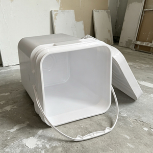 Seau d'emballage multifonctionnel en PP de qualité alimentaire, fabriqué en Chine, seau carré de 15 L pour revêtement d'encre - Product Image 2