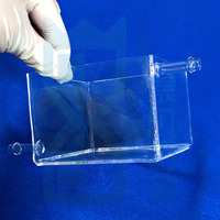 Récipients en verre de quartz haute température 1200°C pour laboratoire