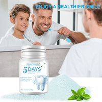 NUEVO Polvo Dental Herbal de Menta para Blanqueamiento Dental y Cuidado Bucal con Eliminación de Manchas para Adultos, Marca Privada