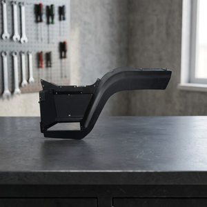 Nouveau COS.PEL. Protège-poussière de marchepied gauche (noir) en matériau SMC, 21 cm, modèle 207.02001 pour remplacement - Product Image 2