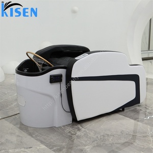 Table de massage automatique multifonctionnelle Kisen avec fumigateur à circulation d'eau et fauteuil-lit de shampoing - Product Image 3