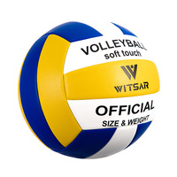 Nouveau style de ballon de beach-volley personnalisé, design promotionnel, matériau PU durable, produits chimiques plus sûrs, couture à la machine, sports de plein air