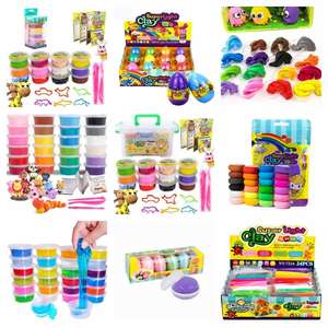 STARIVER 24 couleurs 15g Argile polymère super légère et souple à séchage à l'air pour enfants - Product Image 1