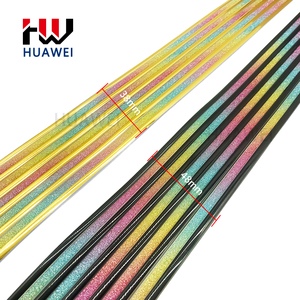 Tira <span class=keywords><strong>de</strong></span> ajuste <span class=keywords><strong>de</strong></span> plástico dorado para coche HUAWEI, tapicería <span class=keywords><strong>de</strong></span> muebles, cama, tiras decorativas, borde <span class=keywords><strong>de</strong></span> sofá, bandas <span class=keywords><strong>de</strong></span> borde <span class=keywords><strong>de</strong></span> PVC sin cinta - Product Image 2