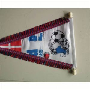 Bandera Personalizada con Logotipo de Equipo de Fútbol, Estandarte para Fanáticos del Club, Diseño Sublimado, Bandera de Poliéster con Asta de Aluminio - Product Image 4