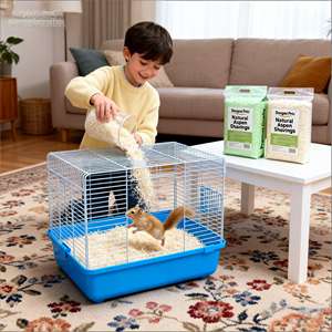 ดงไนพีทส์ ทรายแมวแบบแผ่น ทำจากไม้แอสเพนธรรมชาติ 100% ปลอดฝุ่น ควบคุมกลิ่นได้ดี น้ำหนัก 1 กก. สำหรับแมวตัวเล็ก - Product Image 1