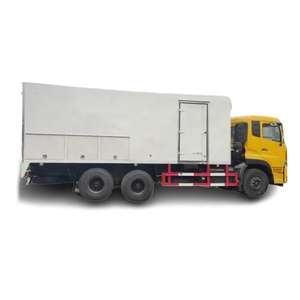 รถบรรทุกห้องเย็น dfac 6x4 LHD 1Suzu 15T 5C 20C การควบคุมคู่เทอร์โมคิงตู้คอนเทนเนอร์ห้องเย็นรถบรรทุก - Product Image 2