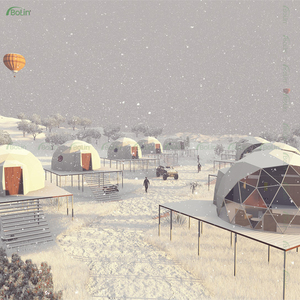 บ้านโดมตามสั่งขนาด5M/6M/7M/8M, พีวีซีกันไฟกันน้ำได้สำหรับไซต์ตั้งแคมป์กลางแจ้งและรีสอร์ทสุดหรู - Product Image 5