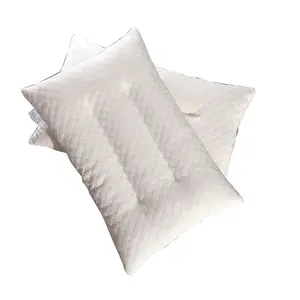 Almohada de látex triturado para dormir Almohada de látex Dunlop ajustable Almohada de látex natural orgánico