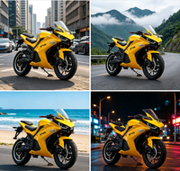 Moto électrique à deux roues de niveau course, fabriquée pour la vitesse, avec compteur numérique, économique et abordable, vente en gros du fabricant
