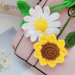 ToysKing fábrica personalizada lindo <span class=keywords><strong>Amigurumi</strong></span> hecho a mano girasol ganchillo decoración pedante <span class=keywords><strong>libro</strong></span> marca para tienda - Product Image 3