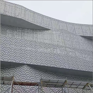 Revêtement de façade apparent en maille perforée en aluminium, personnalisable, pour mur-rideau, pour achats en ligne sur le <span class=keywords><strong>site</strong></span> Alibaba - Product Image 4