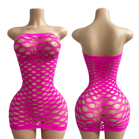 Ensemble de lingerie sexy et érotique en dentelle fendue avec porte-jarretelles, style exotique pour la danse et le strip-tease