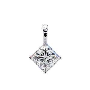 Collier pendentif tendance style diamant pour femme, bijou élégant et minimaliste, léger, finition brillante, idéal pour le quotidien, choix cadeau moderne - Product Image 1