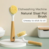 Brosse de nettoyage multi-usages pour cuisine, brosse de récurage pour cuisine, brosses ménagères polyvalentes, n'abîme pas facilement les casseroles