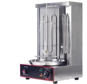 Groothandel Elektrische Döner Kebab Machine Commerciële Shoarma Machine Automatische Roterende Rotisserie Te Koop