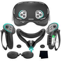 Kit de couverture en silicone protecteur VR vente chaude pour Meta Quest 3S VR accessoires masque facial et ensemble de couvertures de contrôleur pour Quest 3s