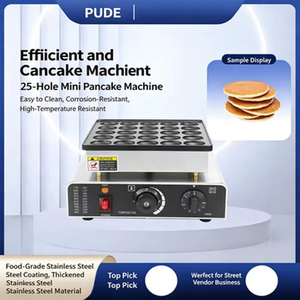 เครื่องทำมัฟฟินอะลูมิเนียมหล่อสเตนเลสสตีลที่มีค่าการนำความร้อนสูง เครื่องทำวาฟเฟิล อุปกรณ์ทำมัฟฟินฟักทองเชิงพาณิชย์ - Product Image 1