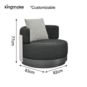Canapé d'extérieur pivotant haut <span class=keywords><strong>de</strong></span> gamme, mobilier <span class=keywords><strong>de</strong></span> terrasse imperméable, ensemble <span class=keywords><strong>de</strong></span> meubles <span class=keywords><strong>de</strong></span> patio avec coussins confortables, canapé <span class=keywords><strong>de</strong></span> <span class=keywords><strong>jardin</strong></span> en aluminium - Product Image 2