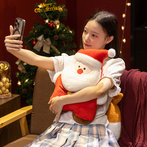<span class=keywords><strong>2025</strong></span> capodanno nuovo arrivo decorativo morbido cuscino di natale pupazzo di neve alce ricamato Santa PP cotone peluche maglia Stress - Product Image 4