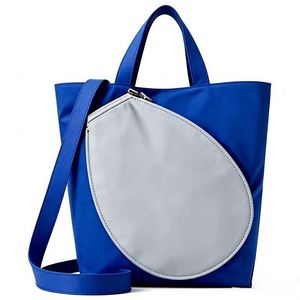 Women <b>Canvas</b> Tote Bag with Detachable Tennis Racket Shape Pouch Multi-purpose Crossbody <b>Handbag</b> Fashion Shopping Shoulder Bag - Product Image 1
