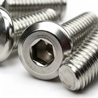 Vis à cloison sèche en acier inoxydable M4-M8, tête plate, 10mm/25mm, finition naturelle, système de mesure impérial/métrique, ODM/OEM