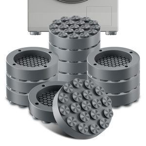 Almohadilla <span class=keywords><strong>de</strong></span> Goma Antivibración para Lavadora, Ventosa Antideslizante, Base Elevada con Absorción <span class=keywords><strong>de</strong></span> Impactos, Soporte Silencioso - Product Image 5