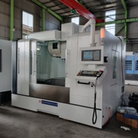 Centre d'usinage vertical CNC VMC1160 pour la découpe des métaux, système GSK25i