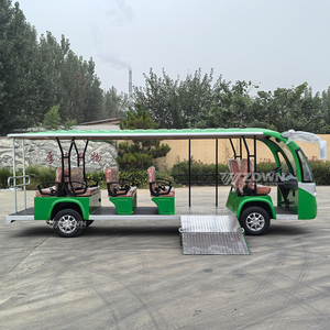 รถบัสไฟฟ้าท่องเที่ยวพลังงานใหม่ขายดี 72V ความเร็วต่ำ สำหรับขนส่งผู้โดยสาร ได้รับการรับรองมาตรฐาน CE เหมาะสำหรับรีสอร์ท สวนสัตว์ และสวนสนุก - Product Image 6