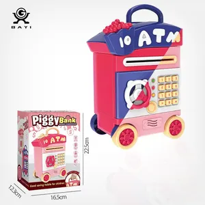 Детская Подарочная пластиковая коробка для экономии денег с паролем, автоматическая электронная Мини-Копилка alcancia de perro tragamonedas