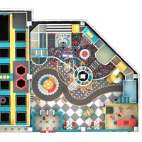 Équipement de terrain de jeu intérieur commercial de grande envergure, personnalisé et certifié CE ASTM, pour centre commercial et parc d'attractions