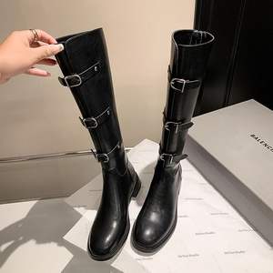 הסיטונאי ברכיים מעור ברכיים מעור ברכיים לנשים 3 ס מ "מ אבזם מלפנים & רירית גיסה למשוך על סגנון לחורף - Product Image 2