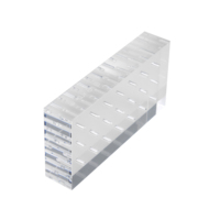 Lucite 21 Darts Storage Block Logo Impreso Table Top Dart Display Holder Shot Acrylic Dart Stand