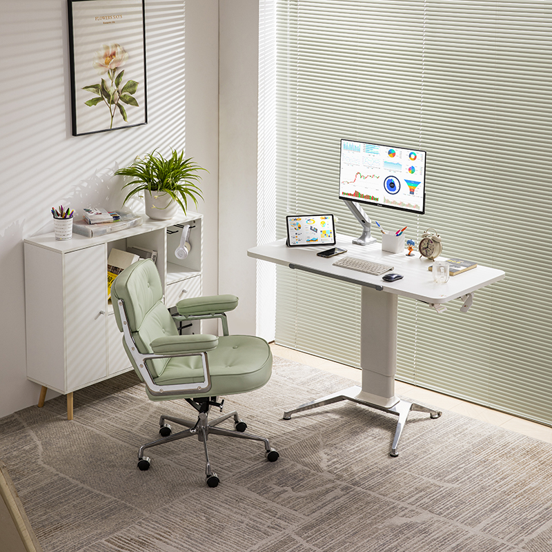 desk 130cm office on wheels