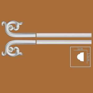 ポリウレタン製コーナートリム装飾花柄アクセント テレビ背景壁丸角天井トリム ヨーロピアンスタイル写真ホテル - Product Image 3